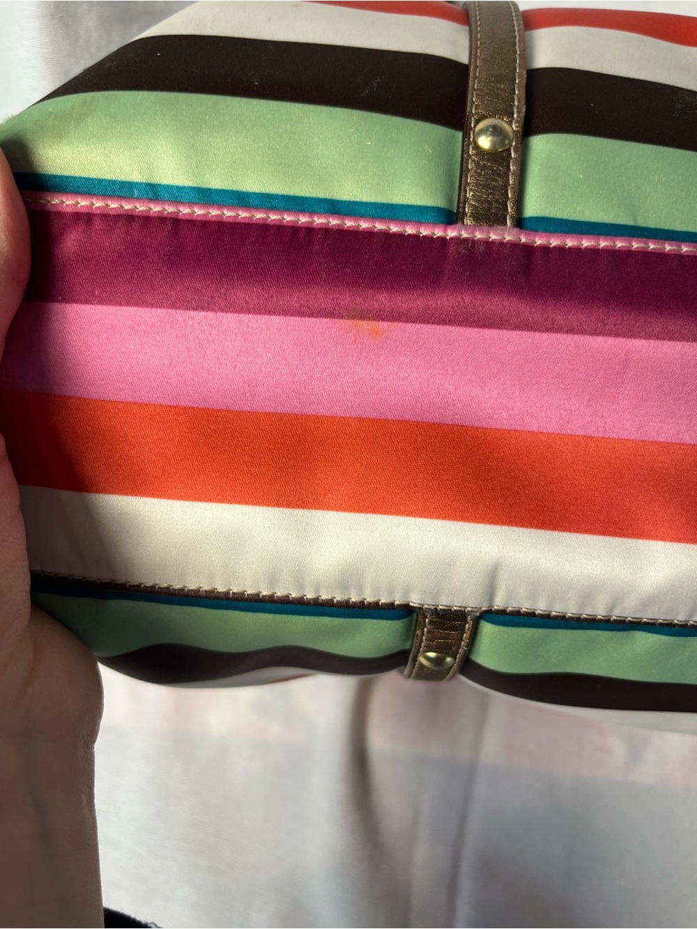 Coach Legacy Striped Sateen Tote - Picture 11 of 17